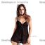 Baby Doll Transparente con Tanga